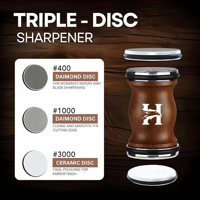 4 Angles High Carbon Stainless Steel Rolling Knife Sharpener - Image 5