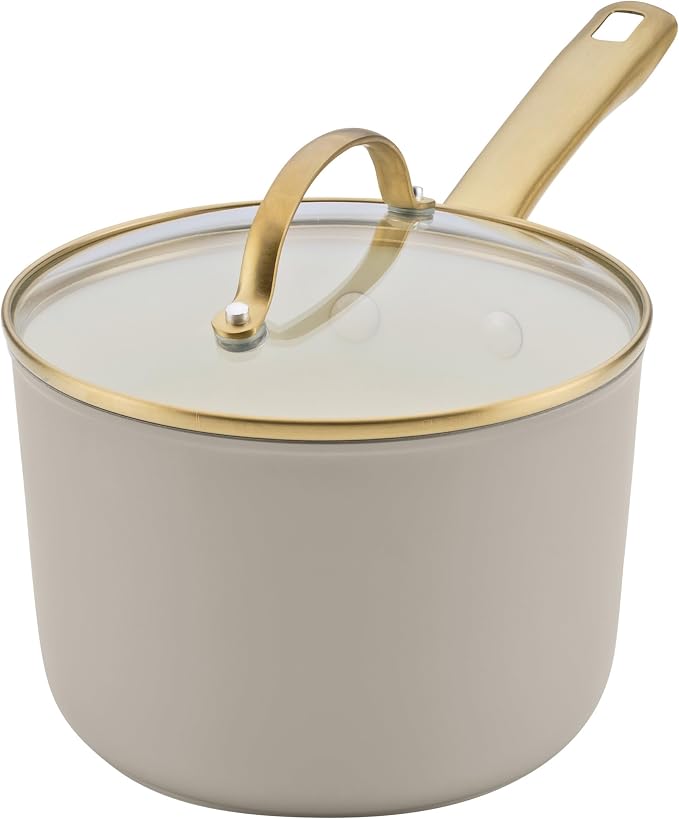 Farberware Forged Induction Ceramic Nonstick Sauce Pan/Soup Pot, Dishwasher Safe by Farberware