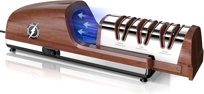 Replaceable Sharpener Electric Knife Sharpener, 3-Stage by Unknown