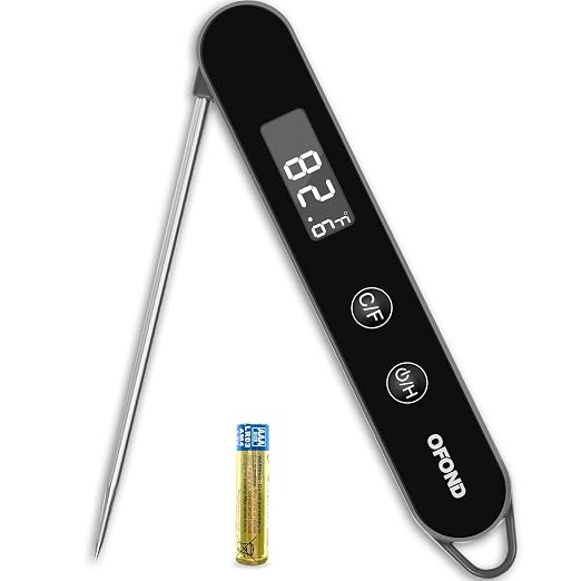 Meat Thermometer Digital for Cooking and Grilling, Instant Read Food Thermometer by OFOND