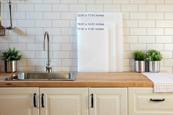Thirteen Chefs 24 x 18 Large Yellow Cutting Board - Image 6