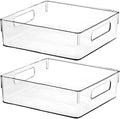 Clear Plastic Storage Bins, Pantry Organizers and Storage or Kitchen by ShelfShaper