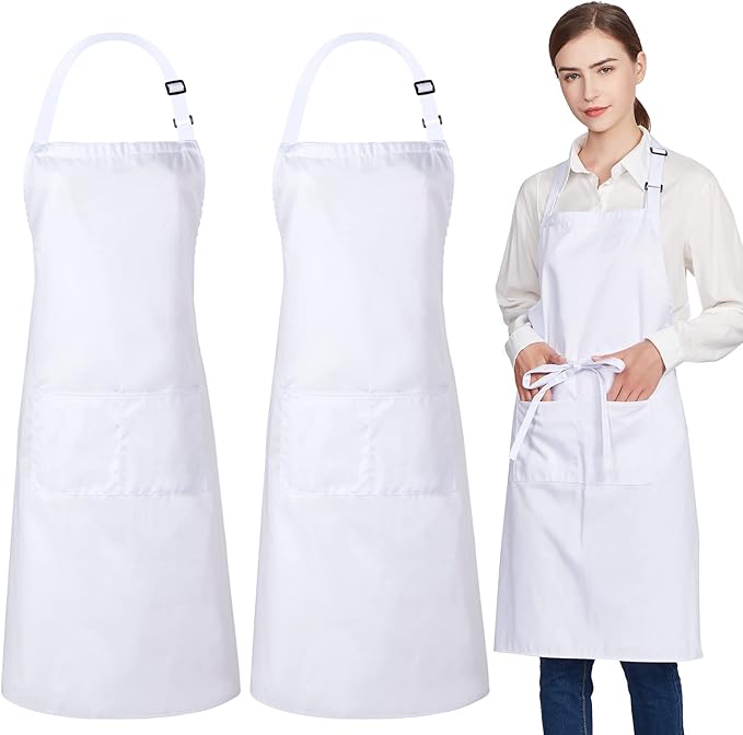 Jubatus 2 Pack 100% Cotton Aprons by Jubatus