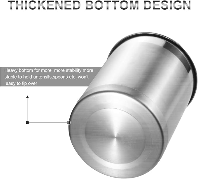 KSENDALO Stainless Steel Utensil Holder - Image 5