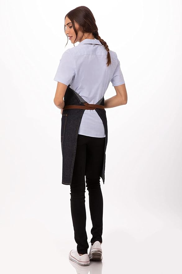 Chef Works Unisex Memphis Bib Apron - Image 2