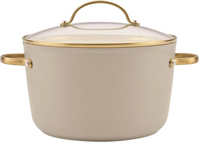 Farberware Forged Induction Ceramic Nonstick Cookware Set, Taupe Pots & Pans - Image 14