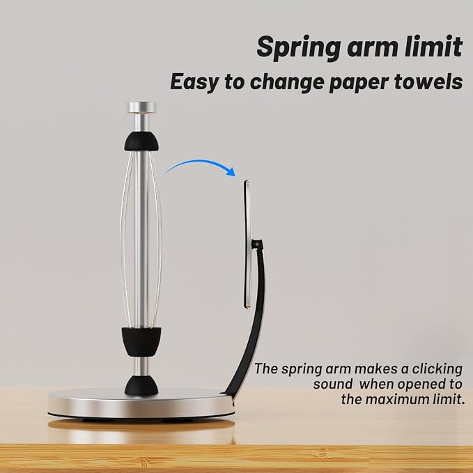 VEHHE Paper Towel Holder Countertop, Paper Towel Holder - Image 4
