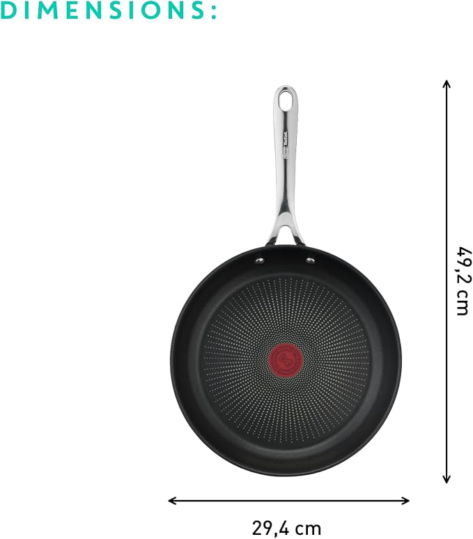 T-Fal x Jamie Oliver Nonstick Coated Stainless Steel Pan 11-Inch, Induction - Image 2