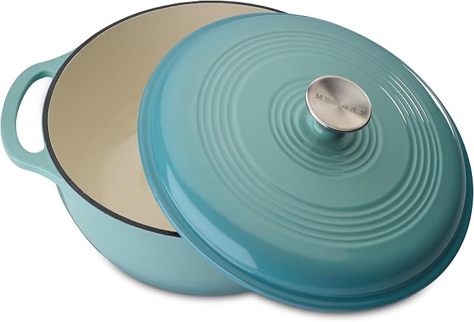 Mercer Culinary Enameled Cast Iron Round Dutch Oven, 6 qt. - Image 4