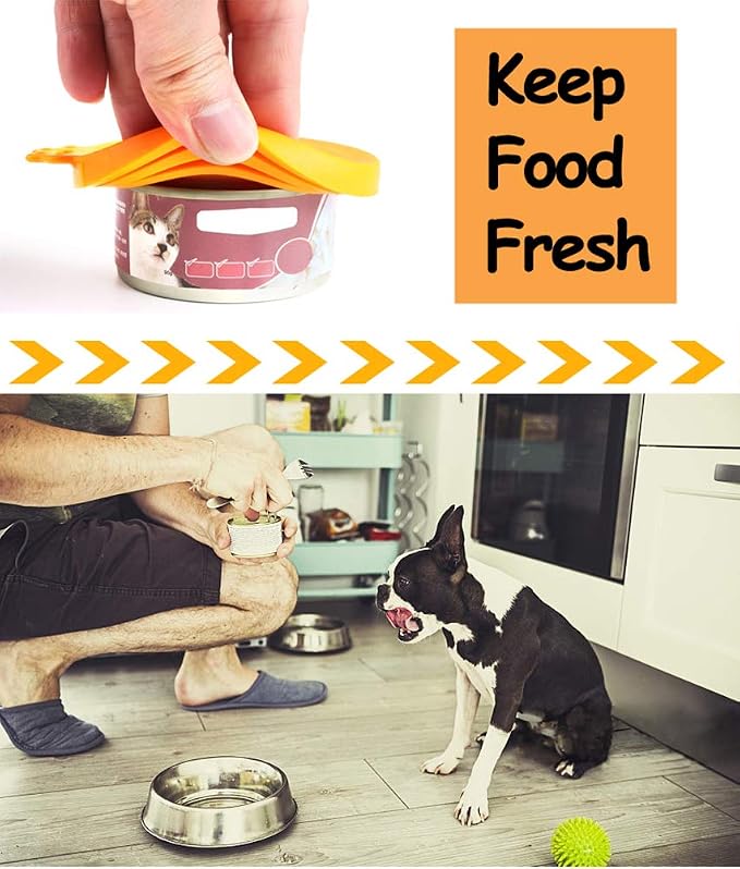 Comtim Pet Food Can Cover Silicone Can Lids - Image 5