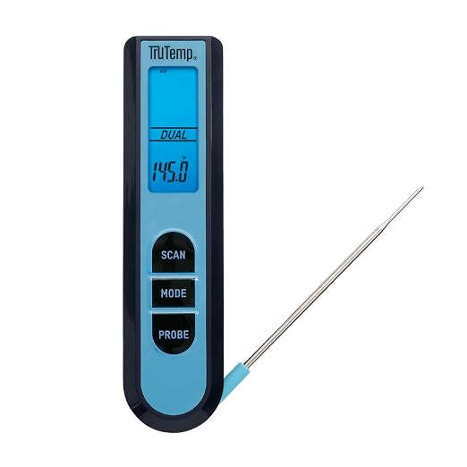 Taylor TruTemp Dual Instant Read Infrared Meat and Food Thermometer, Digital by Taylor