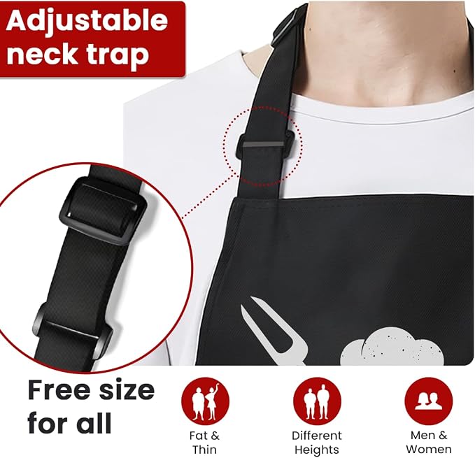 SANDJEST Funny Mens Aprons - Image 4
