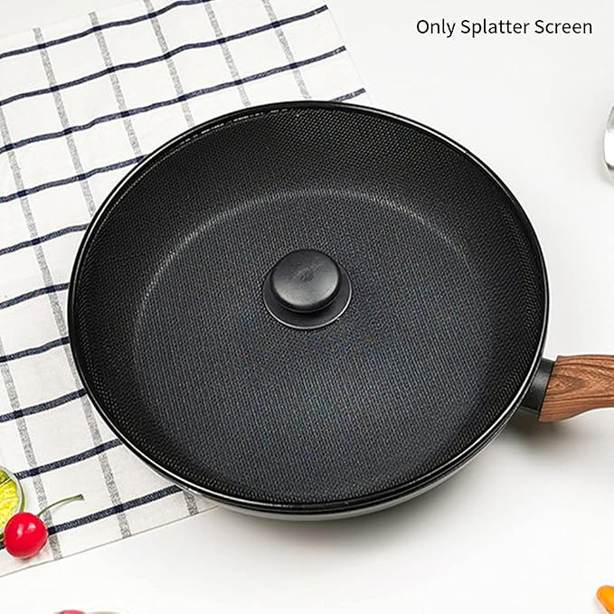 Splatter Screen, Frying Pan Splatter Screen, Splash Guard Lid - Image 8