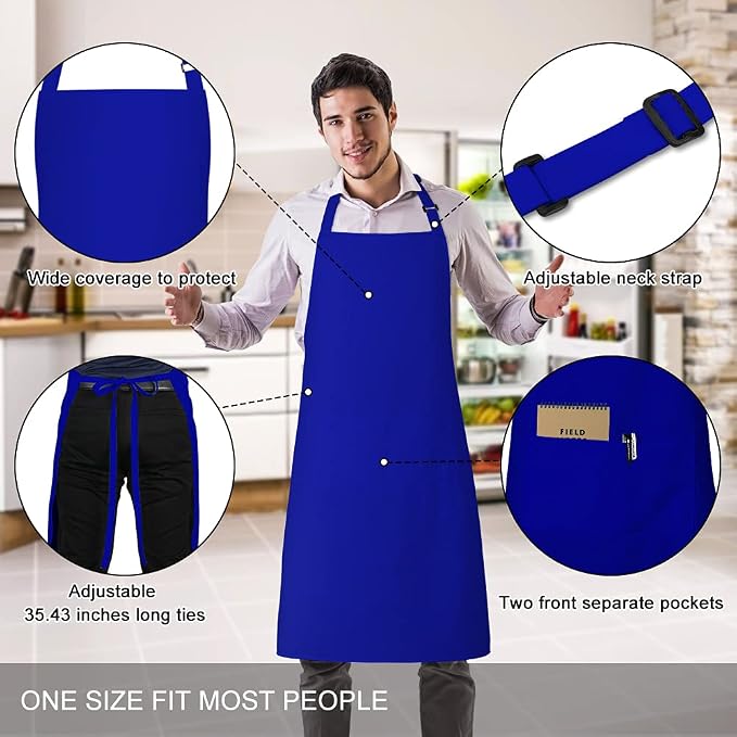 Jubatus 2 Pack 100% Cotton Aprons - Image 2