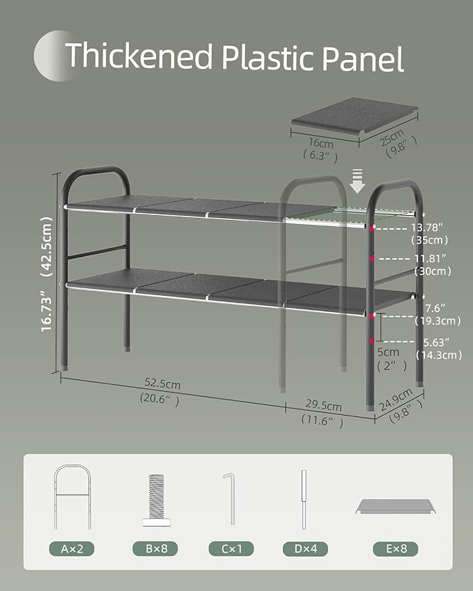NETEL Under Sink Organizers and Storage, 2 Tier Expandable Under Cabinet - Image 3
