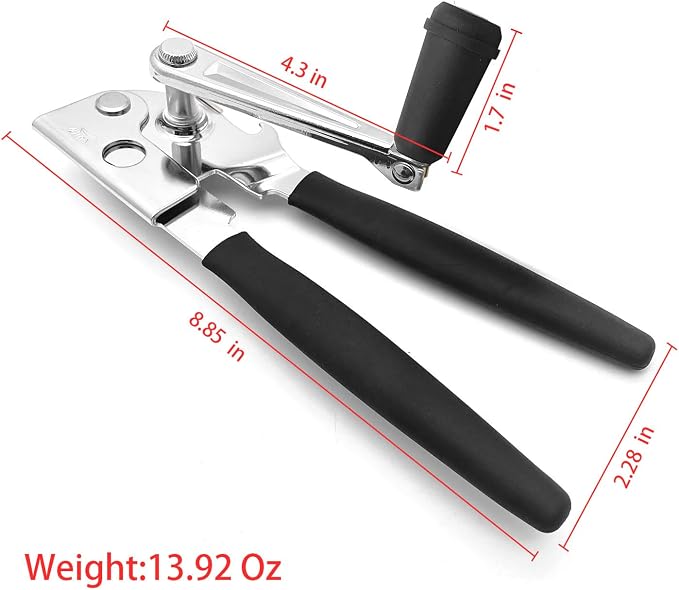 NUFR Crank Can Openers Manual, Heavy Duty Commercial Can Opener - Image 2