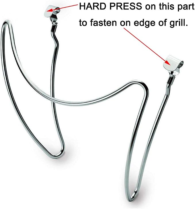 QuliMetal Grill Lid Holder for Weber Charcoal Kettle Grill 22.5 Inch and 18.5 - Image 4