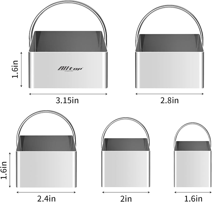 ALLTOP 5 Pieces Biscuit Cutter - Image 3