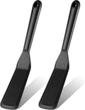 Zopeal 2 Pieces Crepe Spatula Silicone Narrow Skinny Flipper Long Heat by Zopeal
