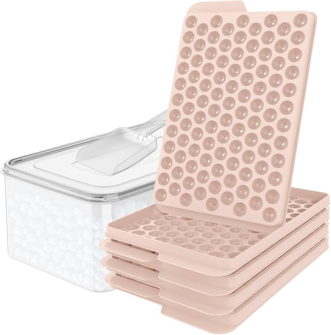 WIBIMEN Mini Ice Cube Trays, 0.55” Tiny Pebble Ice by WIBIMEN