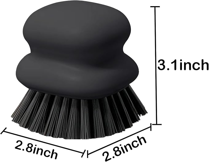 Dish Brush with Handle, Kitchen Scrub Brushes - Image 4