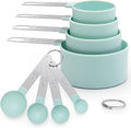 Measuring Cups and Spoons Set of 8 Pieces, nesting measuring cups by JIEJIE