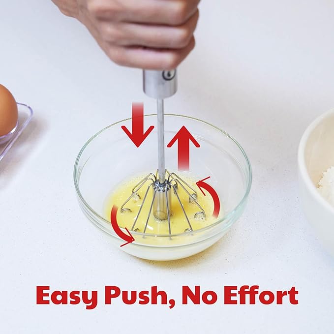 Stainless Steel Egg Beater - Image 2