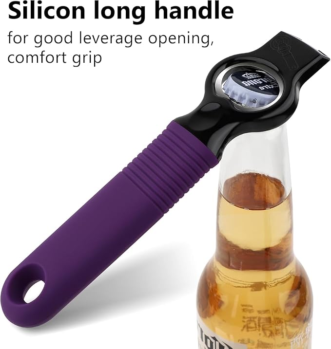2-Pack Magnetic Beer Bottle Opener & Soda Can Opener, 2-in-1 Bottle Opener and - Image 4