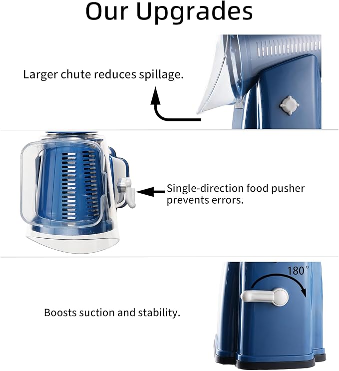 Upgrade Rotary Cheese Grater Shredder - Image 5
