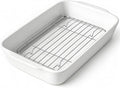 HOMBENE 2 QT Small Ceramic Baking Dish, Lasagna Pan by HOMBENE