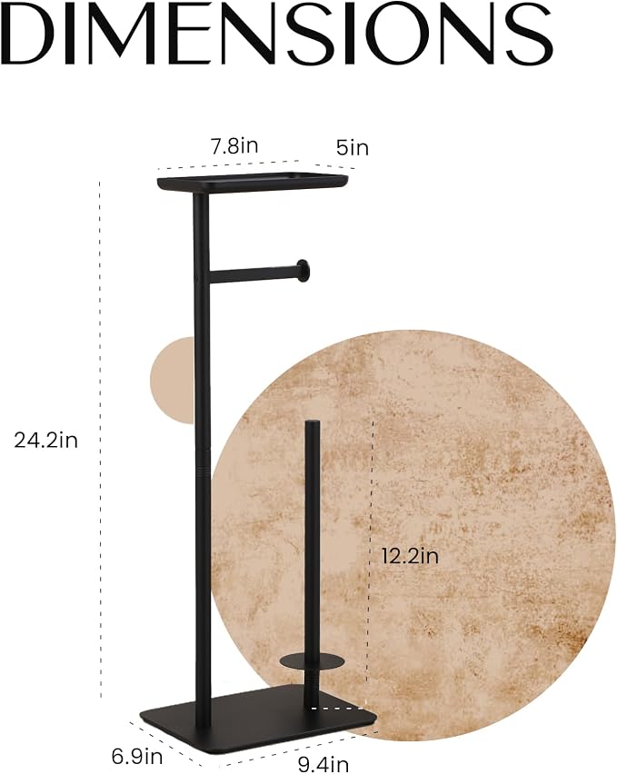 Day Moon™ - Toilet Paper Holder - Modern Roll Holder - Image 5