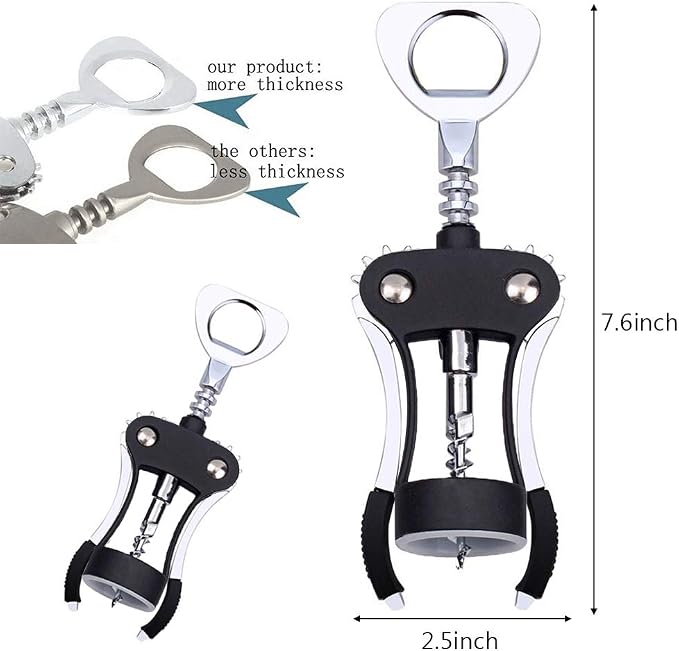 Foho Wine Opener, Luxury Waiter Corkscrew - Image 2
