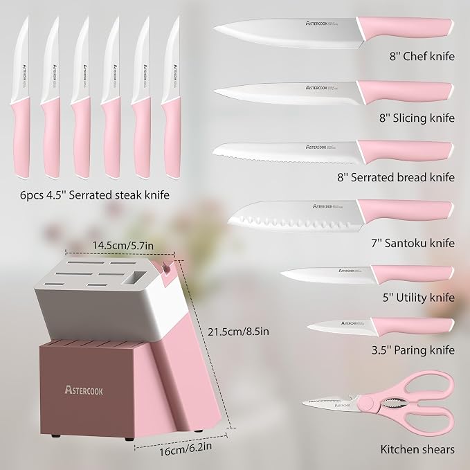 Astercook Knife Set, Kitchen Knives Set - Image 6