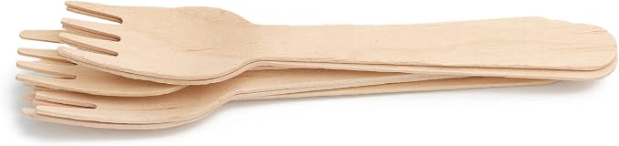 Perfect Stix Green Fork 158-250ct Disposable Wooden Forks, Plain Forks - Image 9