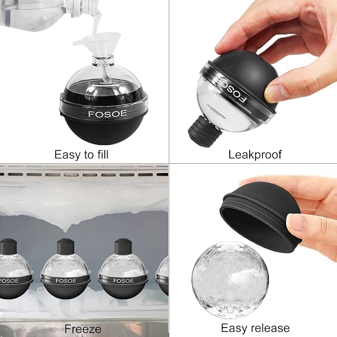 Silicone Ice Ball Molds for Whiskey - Image 3