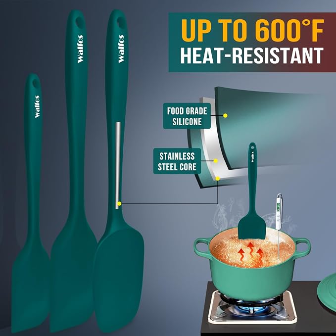 Walfos Silicone Spatula Set of 5 - Image 3