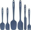 NileHome Silicone Spatula Set, 6 Packs Food Grade Kitchen Utensils by NileHome