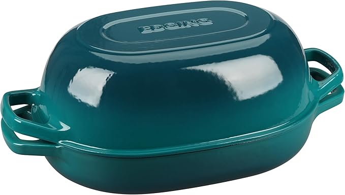 EDGING CASTING Enameled Cast Iron Oval Dutch Oven Pot - Image 8