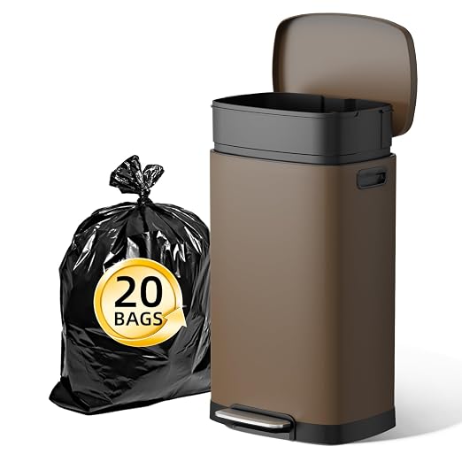 KUK 13 Gallon Kitchen Trash Can by KUK