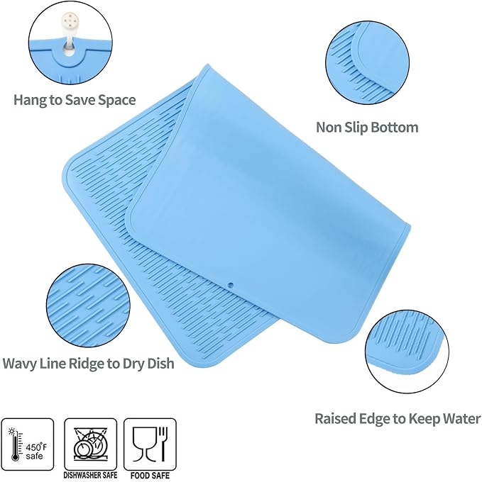 MicoYang Silicone Dish Drying Mat - Image 3