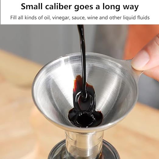 3-Piece Stainless Steel Kitchen Funnel Set - Image 3