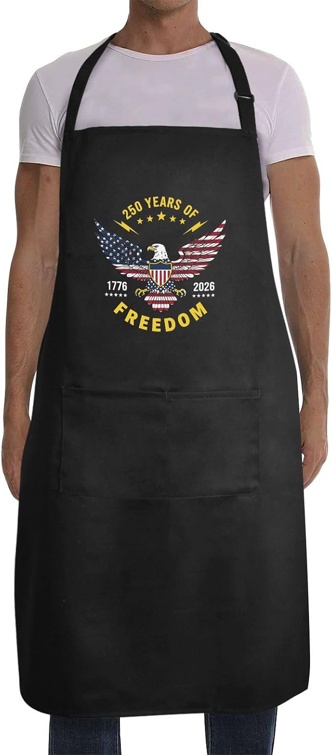Us 250 Years Of Freedoms Apron by Unknown
