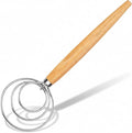 Maxjoy Danish Dough Whisk Wooden Dutch Bread Mixer by MAXJOY