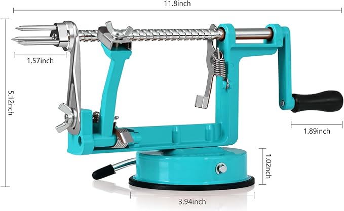 Apple Peeler Corer, 5 In 1 Apple Peeler Slicer Corer - Image 2