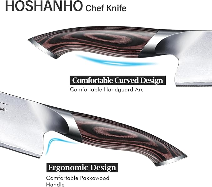 HOSHANHO Kitchen Knife in Japanese High Carbon Steel, Professional High-Class - Image 3