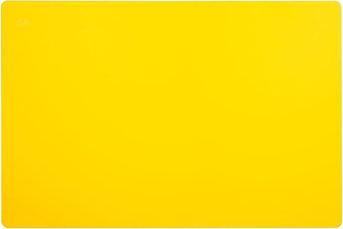 Thirteen Chefs Large 18 x 12 Yellow Cutting Board - Image 3