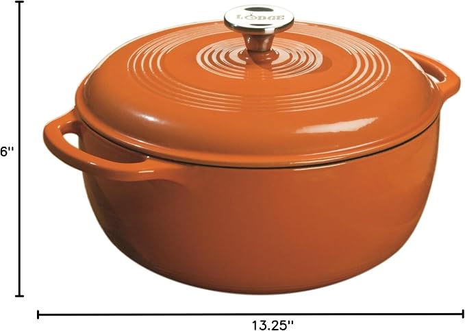 Lodge Essential Enamel Cast Iron Dutch Oven - Image 9