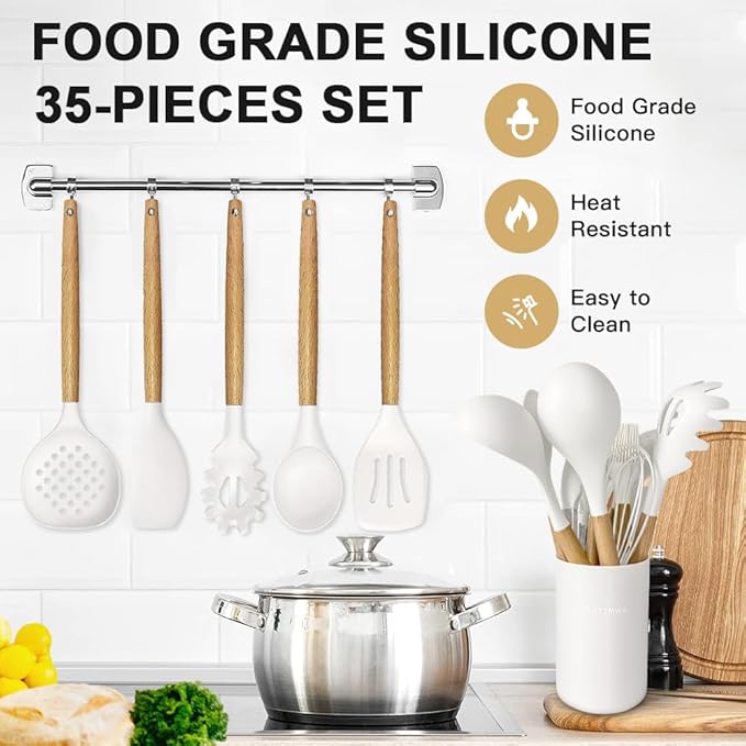 Cooking Utensils Set- 35 PCs Kitchen Utensils - Image 3
