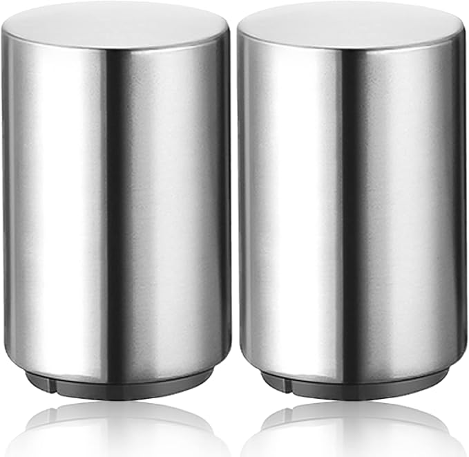 2PCS Pop-the-Top Beer Bottle Opener, Metal Automatic Magnetic Glass Bottle Cap by SmaringRobot