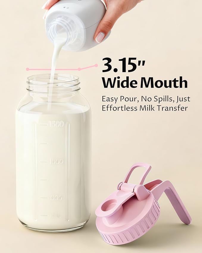 64oz Glass Breast Milk Pitcher - Image 4